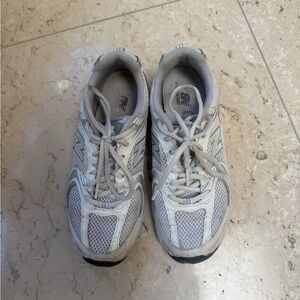 New Balance White Athletic Shoes
